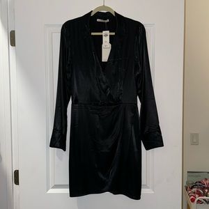 Abercrombie & Fitch Long-Sleeve Wrap Shirt Dress - New with Tags